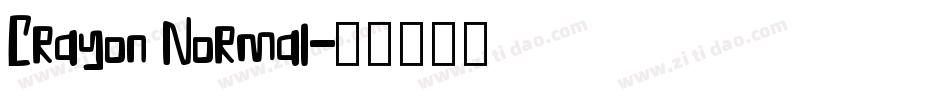 Crayon Normal字体转换